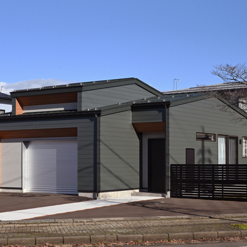 【D.W BASE】ドッグラン付のガレージハウス【SHINSEI】