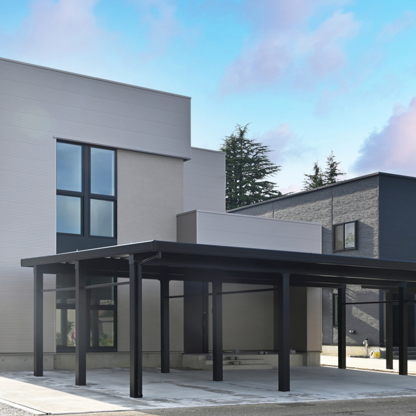 【Ozel】モノトーンと直線が美しいお住まい【SHINSEI】